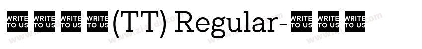 华文细黑(TT) Regular字体转换